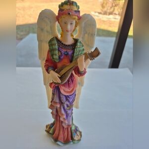 Lenox Angel of Harmony Figurine with Mandolin 1997